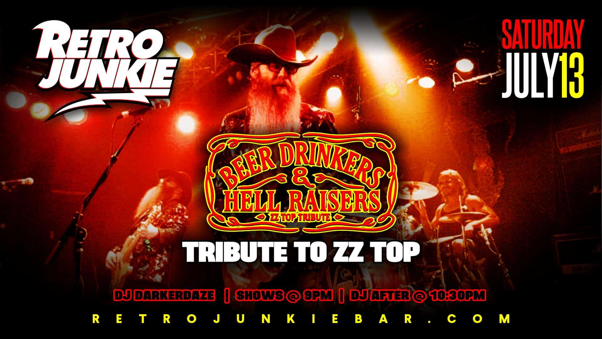 BEER DRINKERS & HELL RAISERS (ZZ-Top Tribute) LIVE! + DJ @ Retro 